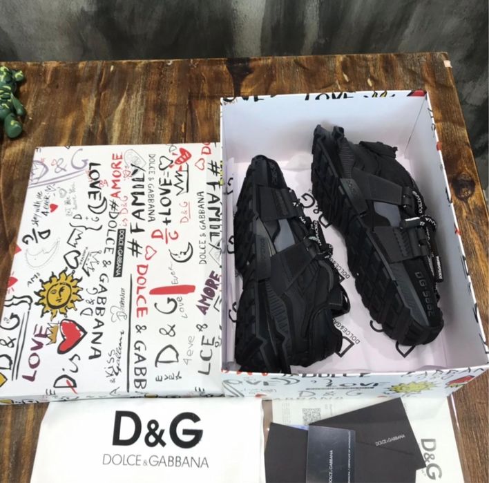 Adidasi Dolce & Gabbana Space Negru