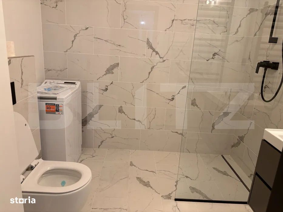 Apartament 2 camere de inchiriat , parcare subteran, 55 mp, zona Semi