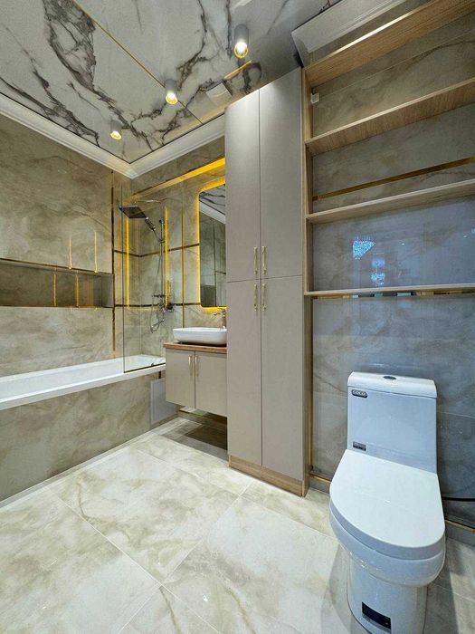 Новостройка Нурафшон Себзор, 5 комнат ЕВРО ремонт 135м2 под ключ