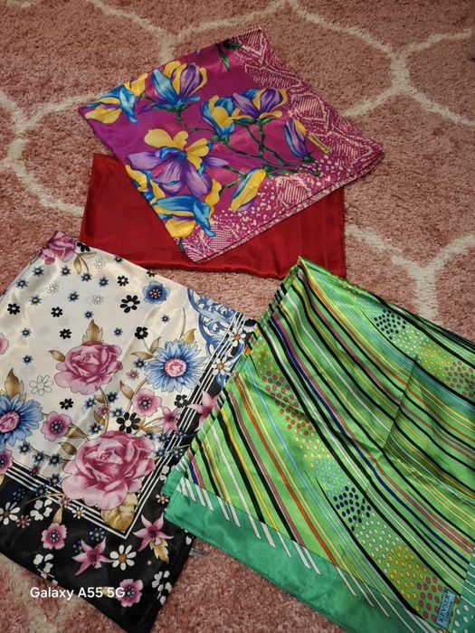 Сатенени и Копринени Шалове/Забрадки