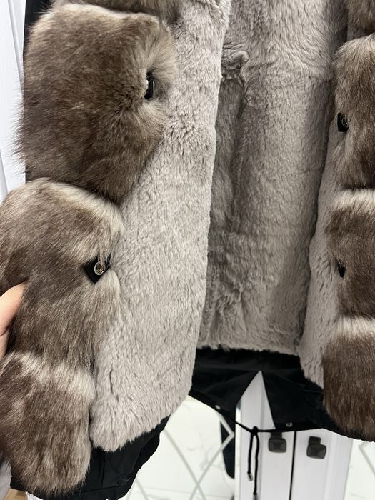 Женская натуральная парка