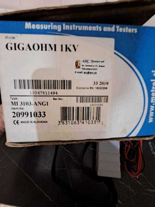 Megohmetru profesional Giga OHM MI 3103