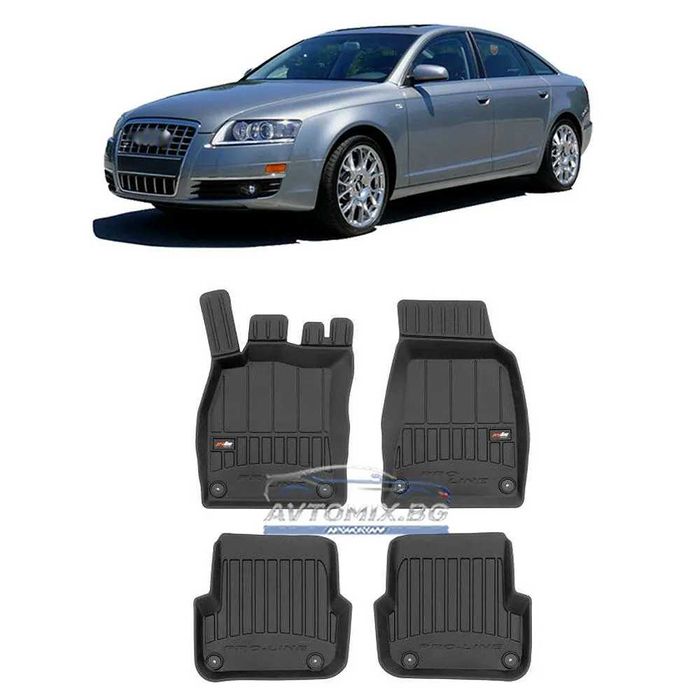 Гумени стелки за Audi A6 C6 2005-2011 г., ProLine 3D