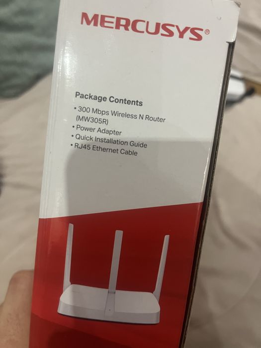 Рутер за интернет Mercusys - MW305R, 300Mbps, бял