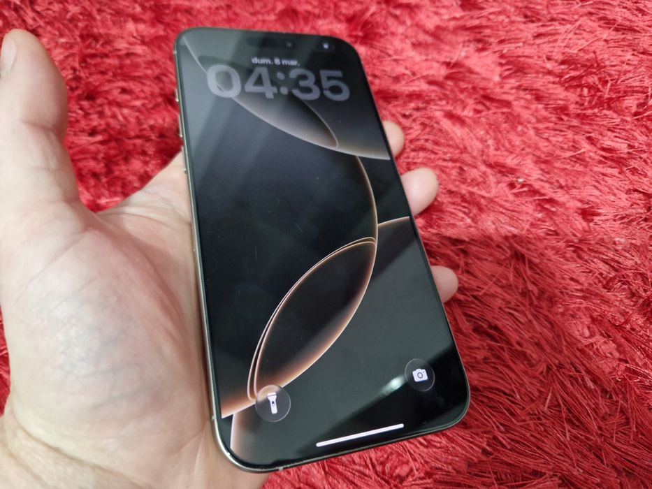 -Iphone 16Pro Max, 1,02Tb, 8Ram, Natural Titanium, stare foarte buna,