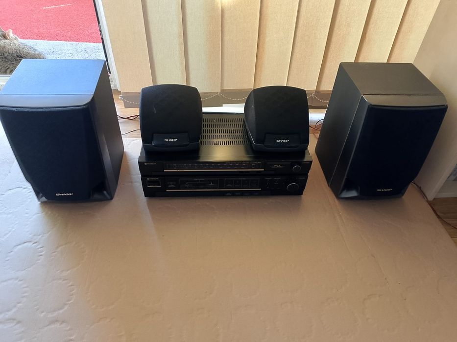 Amplituner Hitachi + 4 Boxe