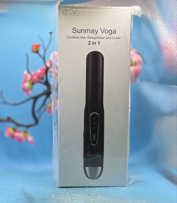 НОВО!!! Безжичен преса и маша за коса 2 в 1 Sunmay Voga