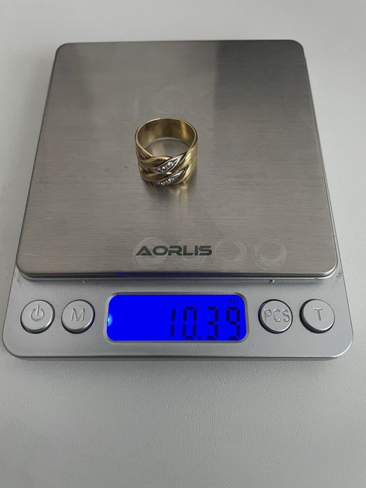 Inel aur 18k cu diamante