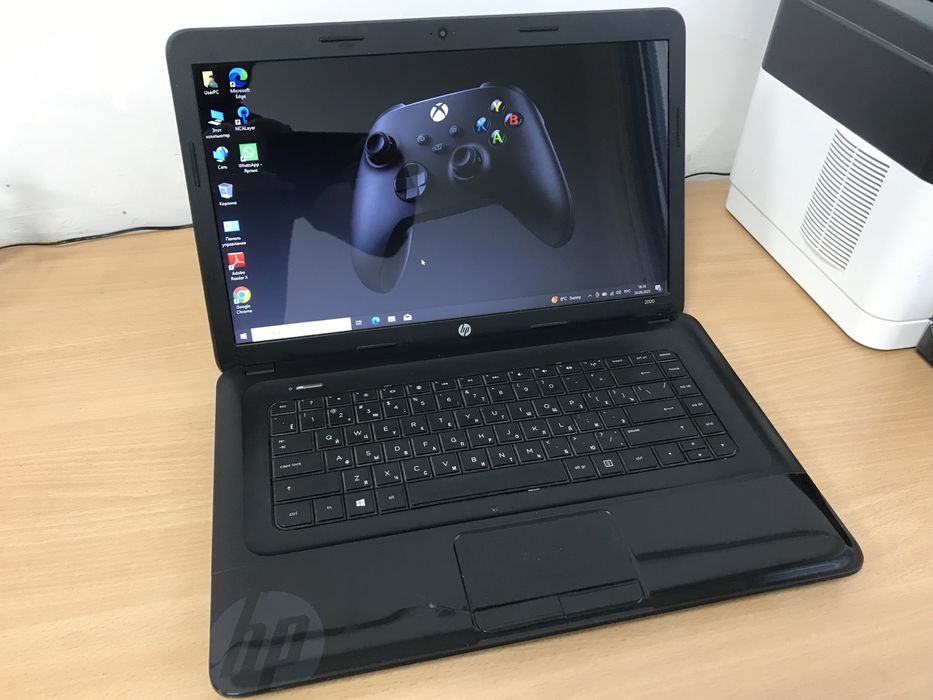 Ноутбук в рабочем состоянии