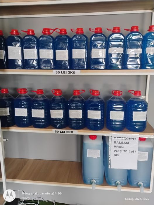 Detergent și balsam de rufe