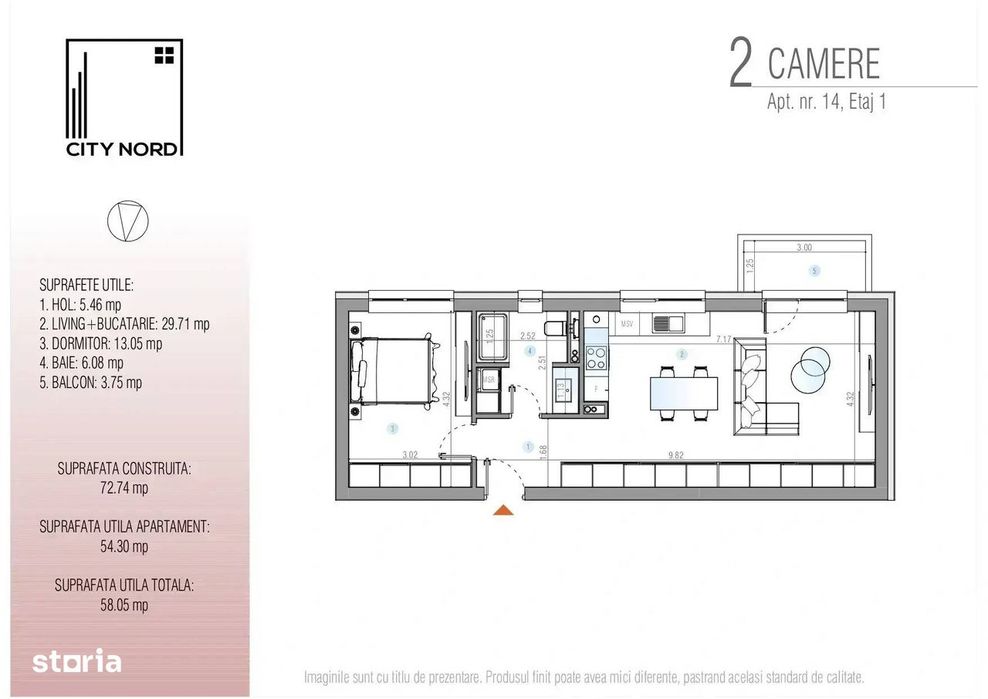 Apartament 2 camere