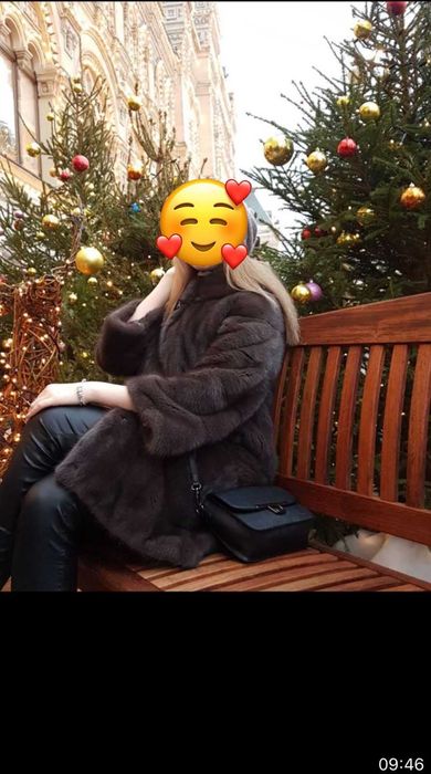 Шуба норковая поперечка