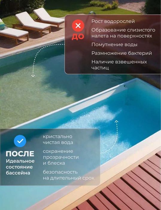 Перекись водорода для бассейна 33%