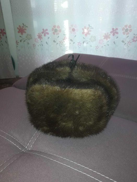 шапка ушанка норковая