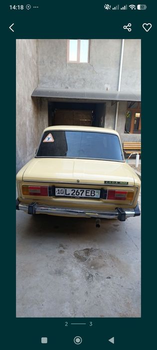 Arenda Arenda Arenda
Vaz 2106
1987 yil
Rangi sariq
Kuzov yaxshi xolatd