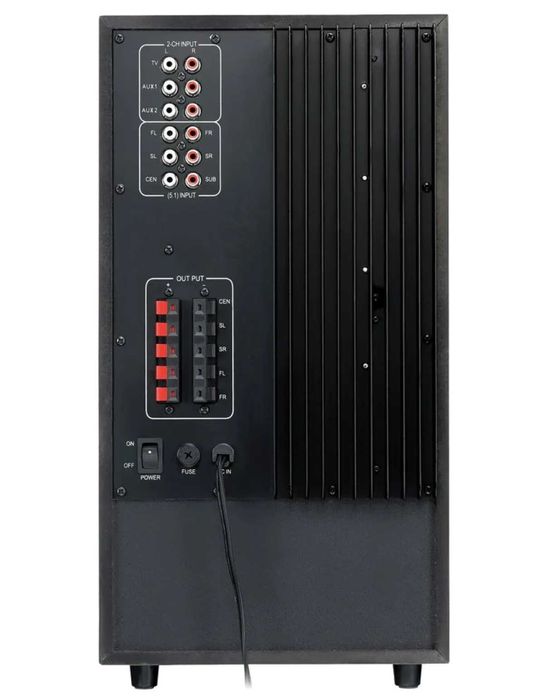 музикална система 5+1 Genius SW-HF 5.1 5005 Cherry Wood