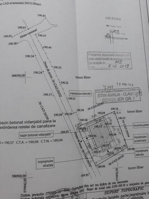 Teren constructie casă Blejoi cu Proiect si AUTORIZATIE DE CONSTRUCTIE