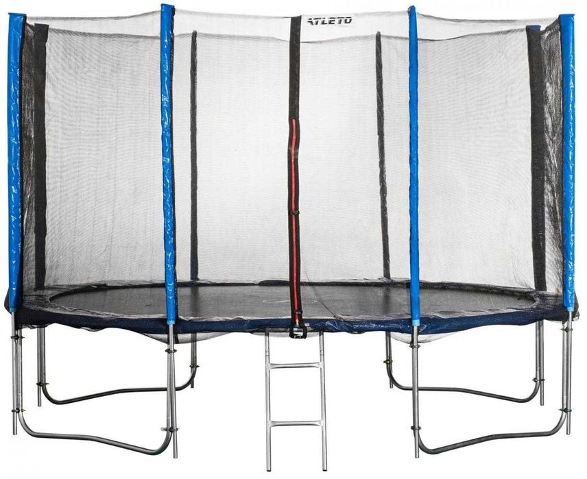 ПРОМОЦИЯ! Детски батут Atleto Ф366 см, зелен,син,червен 210 EUR