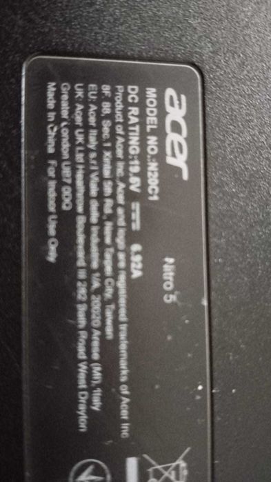 Игровой ноутбук Acer Nitro 5