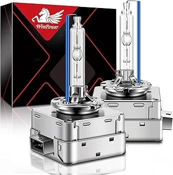 WinPower D1S ксенонова HID крушка за фарове, 8000K, ледено синьо и бяло, 35W, метален цокъл