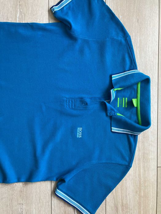 Hugo Boss Green Paddy Modern Fit мъжка поло тениска размер L