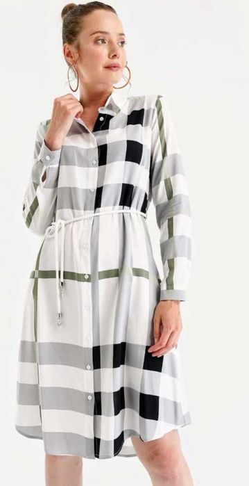 Кофта туника в клетку BIG DART