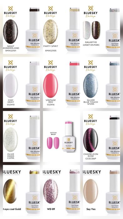 Нови гел лакове BLUESKY