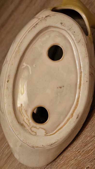 Голяма винтидж керамика, 1970г– декоративна риба, свещник.