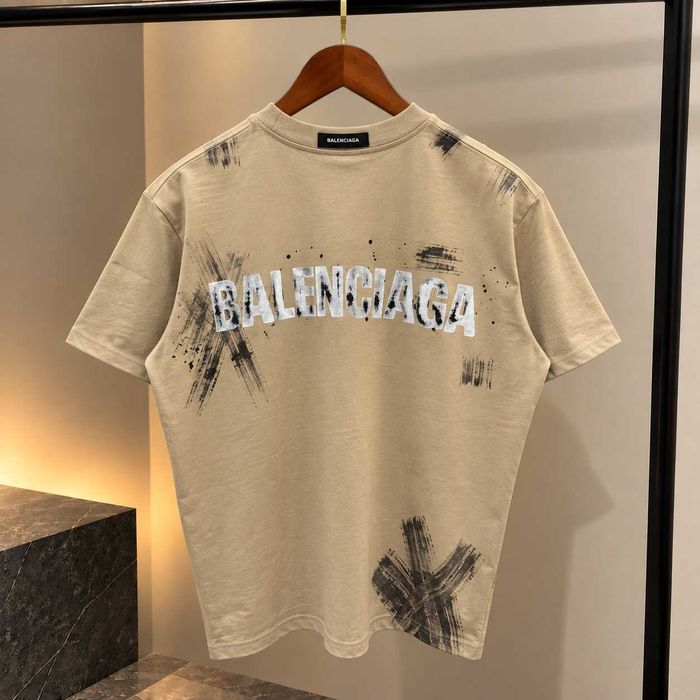 Tricou Balenciaga Bej