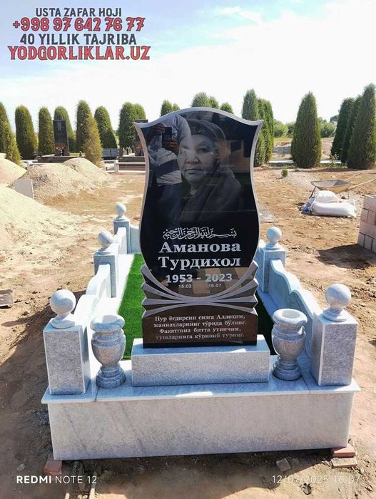 Yodgorlik Qabr Tosh Yasash Yakkasaroy Tumani Надгробия Яккасарайский р