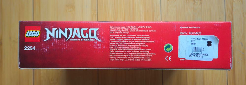 Set LEGO Ninjago SIGILAT 2254 Mountain Shrine