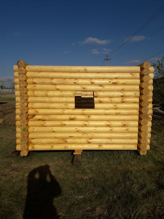 Баня оцилиндрованная