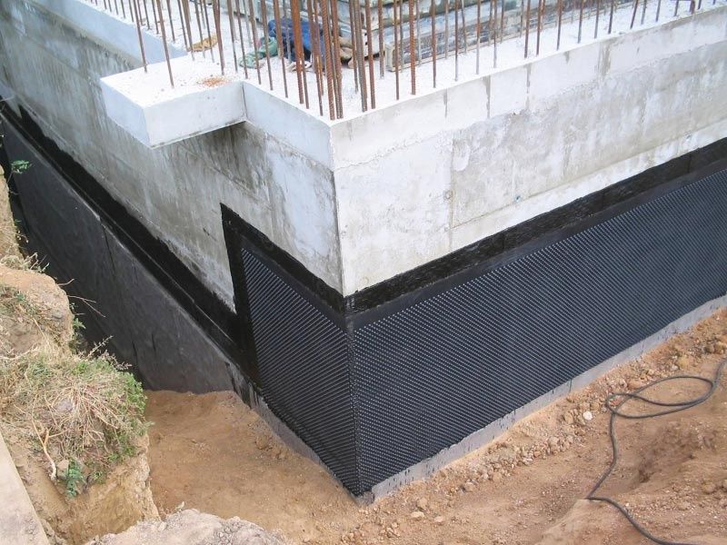 Гидроизоляция фундамента