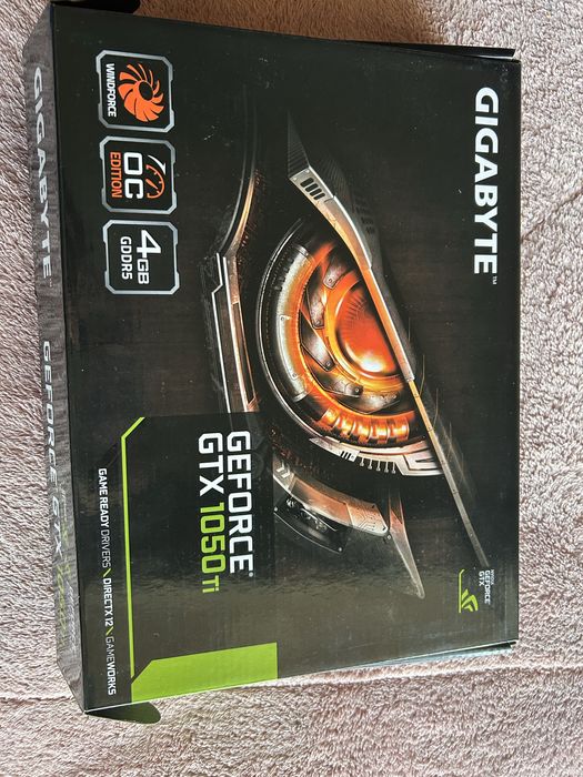 Продавам Видео Карта Gigabyte GeForce GTX 1050 Ti OC 4G