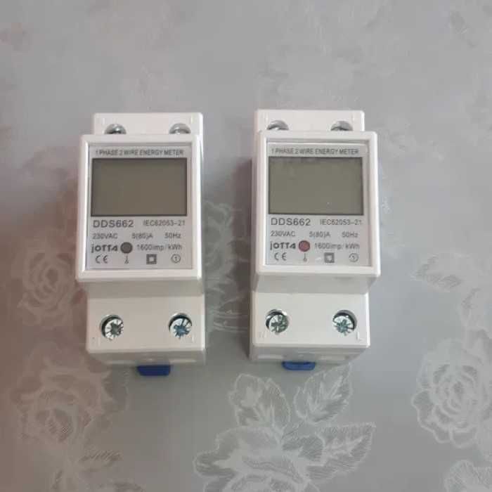 Контролен подотчетен монофазен електромер за DIN шина 80А