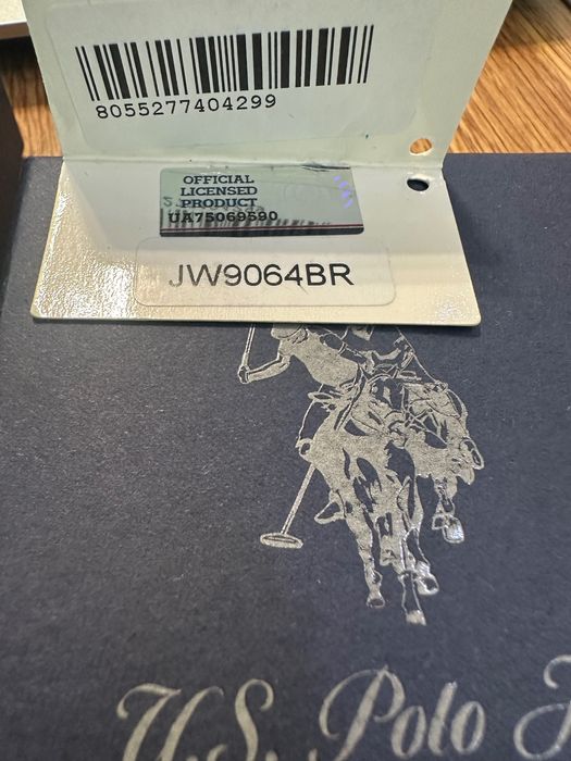 Мъжка кожена гривна на U.S.Polo Assn. since 1890