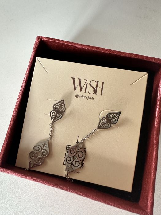 Продам сережки из серебра