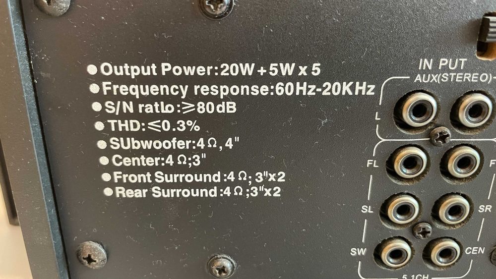 Boxe audio 2.1 SERIOUX cu subwoofer