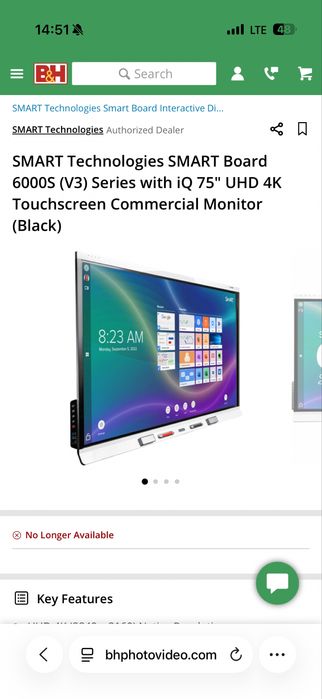 INTERAKTIV DOSKA, panel smart monitor