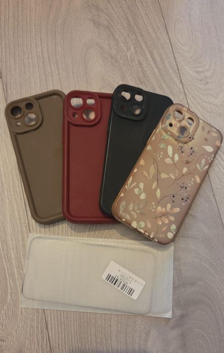 4 huse pt iphone 13 mini + folie sticla