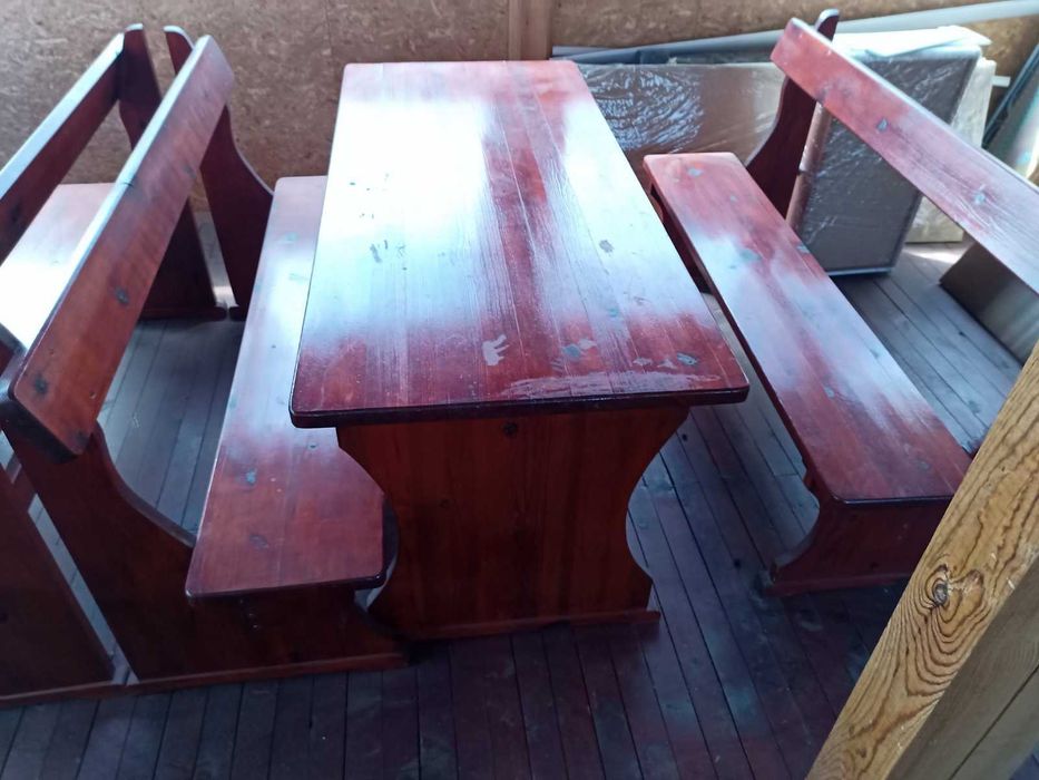 Баварски маси с пейки