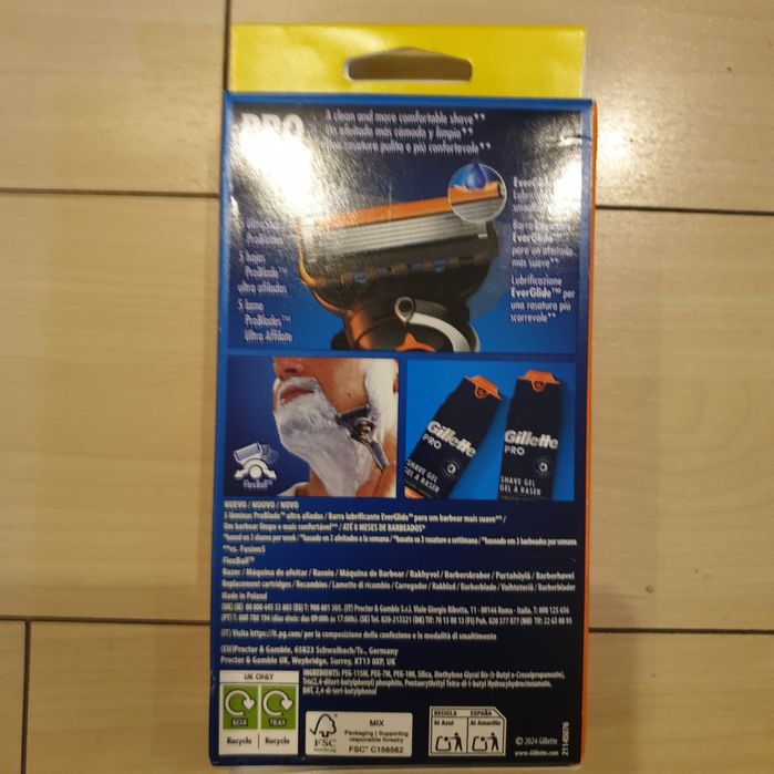 Aprarat ras Gillette Proglide + 4 rezerve