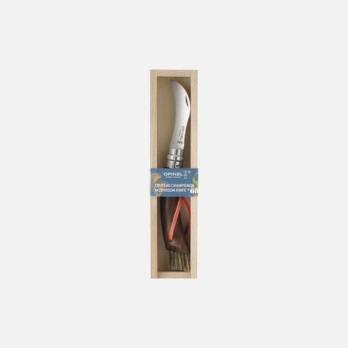 Нож За Гъби Опинел Орех Подаръчна Кутия Opinel France Black Walnut Mushroom