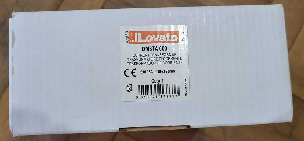 Transformator de curent Lovato DM3TA 600 – nou, nefolosit