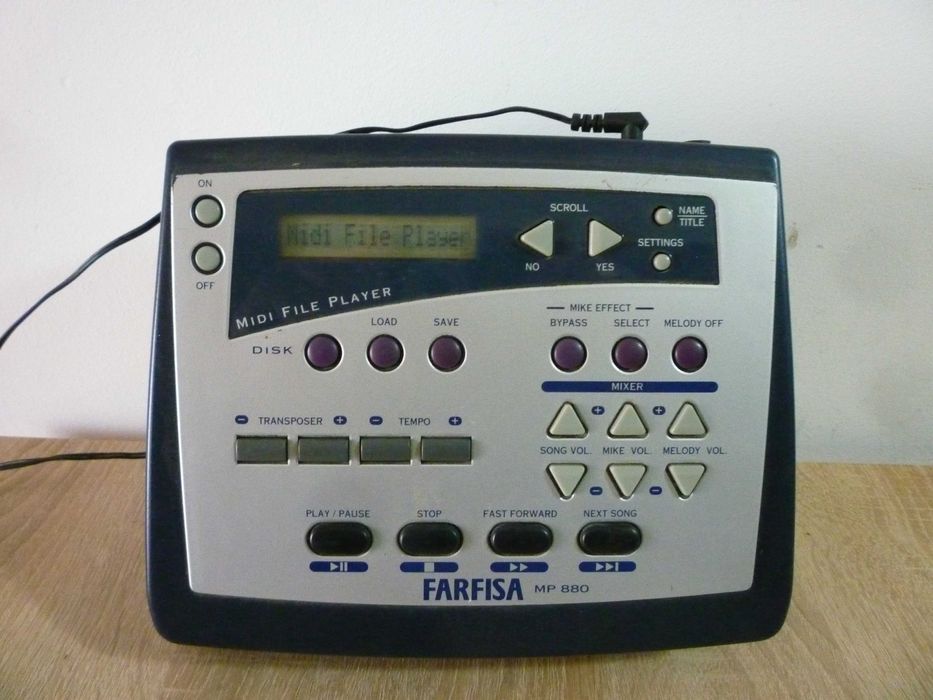 midi file player  FARFISA