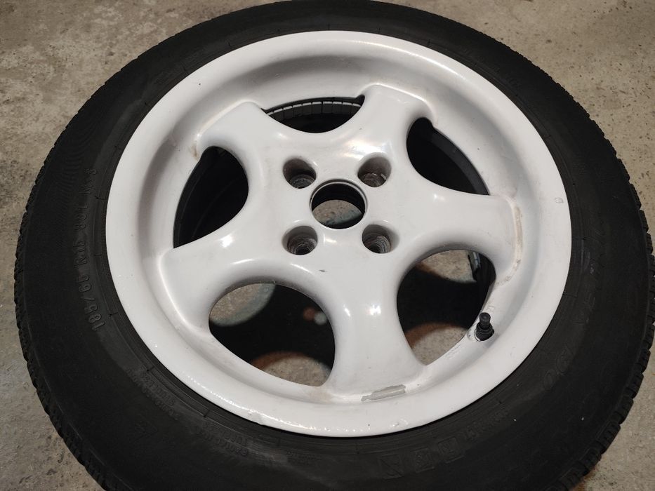 Set Logan Jante Aliaj 15" — Prindere 4x100 — Dezent / Alu-Design 7.25J ET35 — CB 63.4 (Inele 60.1) cu anvelope 185 65 15 iarnă
