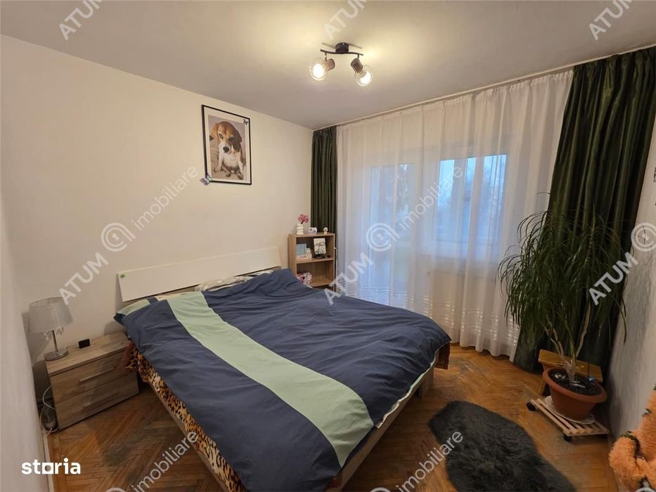 Apartament cu 3 camere decoamndate in zona Valea Aurie din Sibiu