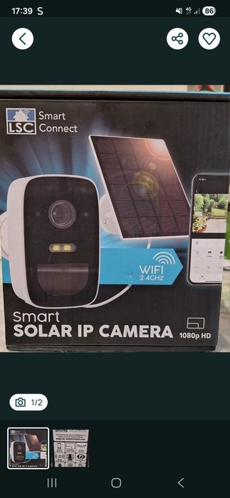 Camera cu incarcare solara
