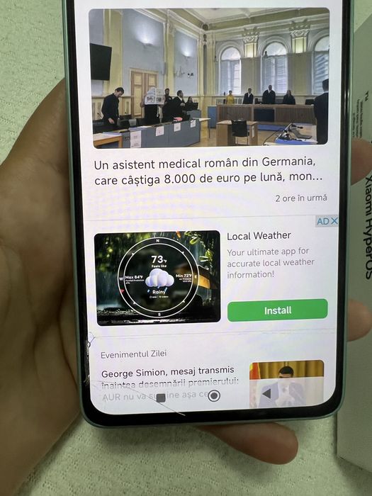 Telefon redmi note 14   256 gb