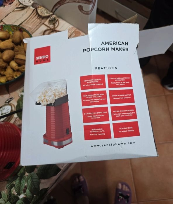 Vand aparat de popcorn